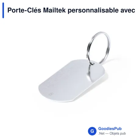 Porte-Clés Mailtek personnalisable avec logo pour entreprises