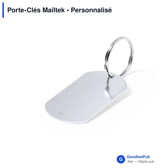 Porte-Clés Mailtek personnalisable avec logo pour entreprises - Image 1