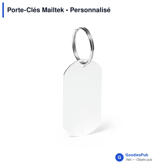 Porte-Clés Mailtek personnalisable avec logo pour entreprises - Image 4