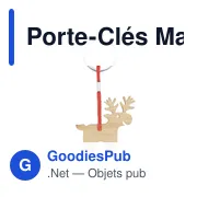 Porte-Clés Matcher - Miniature 1