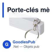 Porte-clés mètre-pliant en plastique de 50cm Holly - Miniature 2