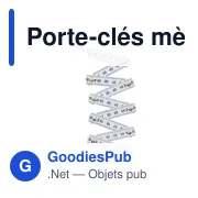 Porte-clés mètre-pliant en plastique de 50cm Holly - Miniature 4
