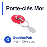 Porte-clés Monnaie personnalisable avec logo - Coltax - Miniature 1