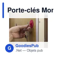 Porte-clés Monnaie personnalisable avec logo - Coltax - Miniature 7