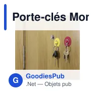 Porte-clés Monnaie personnalisable avec logo - Coltax - Miniature 8