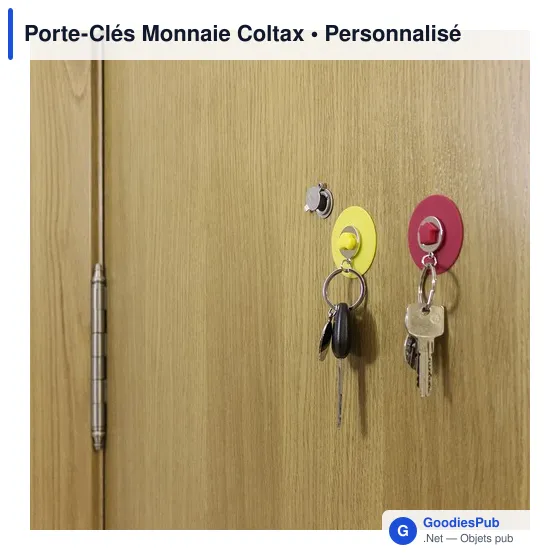 Porte-clés Monnaie personnalisable avec logo - Coltax - Image 8