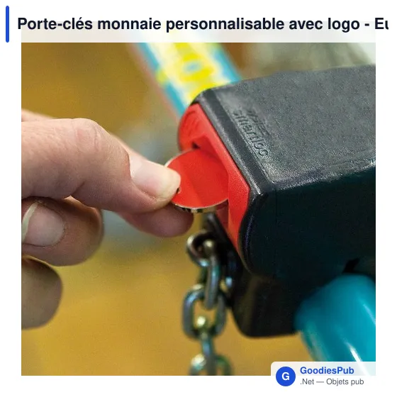 Porte-clés monnaie personnalisable avec logo - Euromarket - Image 11
