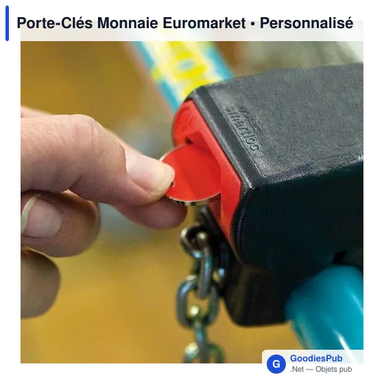 Porte-clés monnaie personnalisable avec logo - Euromarket - Image 5