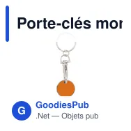 Porte-clés monnaie personnalisable avec logo - Euromarket - Miniature 7