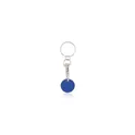Variante bleu - Porte-clés monnaie personnalisable avec logo - Euromarket