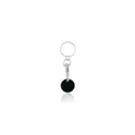 Variante noir - Porte-clés monnaie personnalisable avec logo - Euromarket