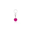 Variante fuchsia - Porte-clés monnaie personnalisable avec logo - Euromarket