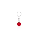 Variante rouge - Porte-clés monnaie personnalisable avec logo - Euromarket