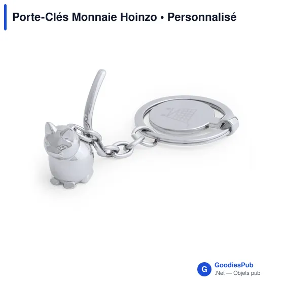 Porte-clés en métal personnalisable avec logo - Hoinzo - Image 5