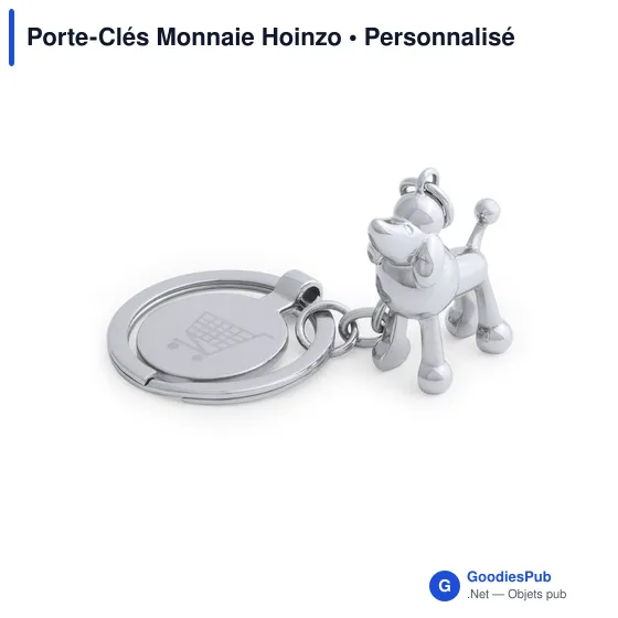 Porte-clés en métal personnalisable avec logo - Hoinzo - Image 9