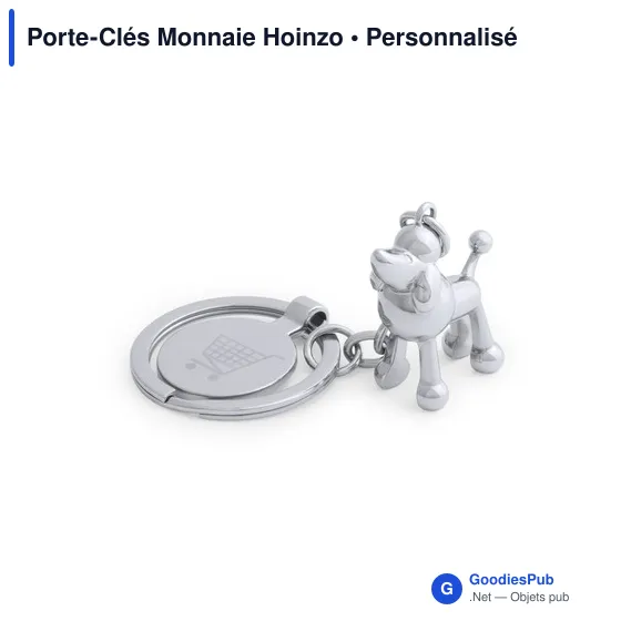 Porte-clés en métal personnalisable avec logo - Hoinzo - Image 10