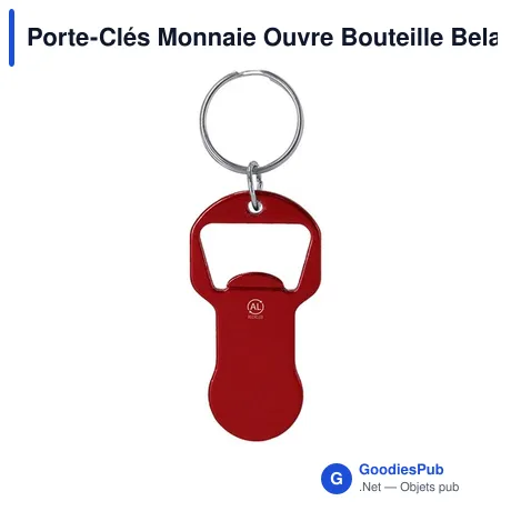Porte-Clés Monnaie Ouvre Bouteille Belarox