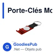 Porte-Clés Monnaie Support Nevin - Miniature 2