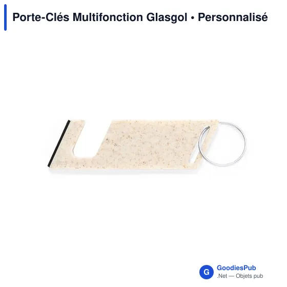 Porte-Clés Multifonction personnalisable Glasgol avec logo entreprise - Image 2
