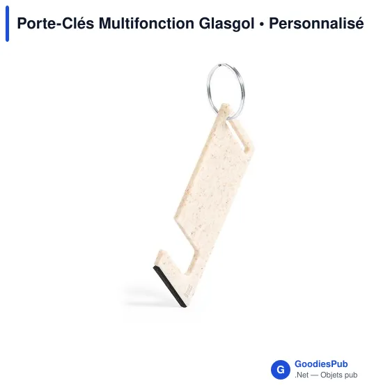 Porte-Clés Multifonction personnalisable Glasgol avec logo entreprise - Image 3