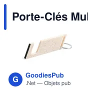 Porte-Clés Multifonction personnalisable Glasgol avec logo entreprise - Miniature 4