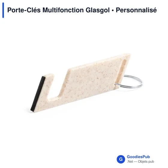 Porte-Clés Multifonction personnalisable Glasgol avec logo entreprise - Image 4