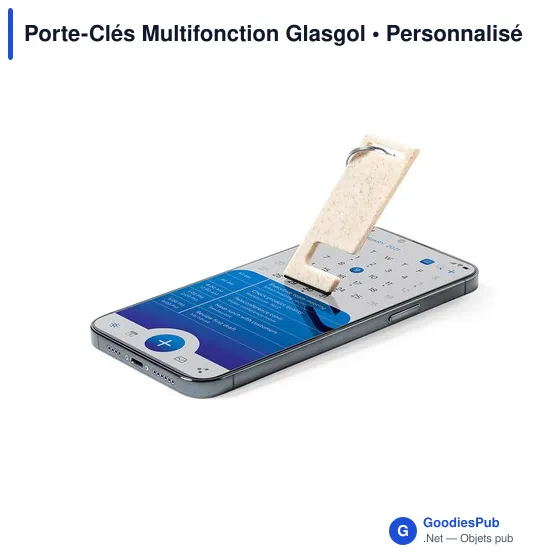 Porte-Clés Multifonction personnalisable Glasgol avec logo entreprise - Image 5