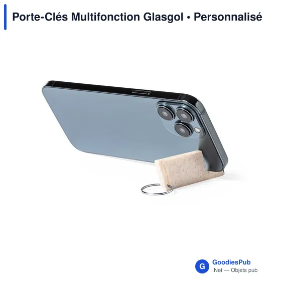 Porte-Clés Multifonction personnalisable Glasgol avec logo entreprise - Image 6