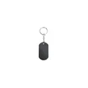 Variante noir - Porte-clés personnalisable en aluminium Nevek avec logo