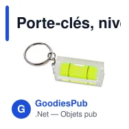 Porte-clés, niveau à bulle | Avery - Miniature 1