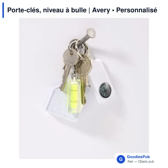 Porte-clés, niveau à bulle | Avery - Image 2