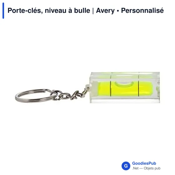 Porte-clés, niveau à bulle | Avery - Image 3