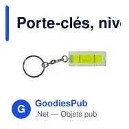 Porte-clés, niveau à bulle | Avery - Miniature 4