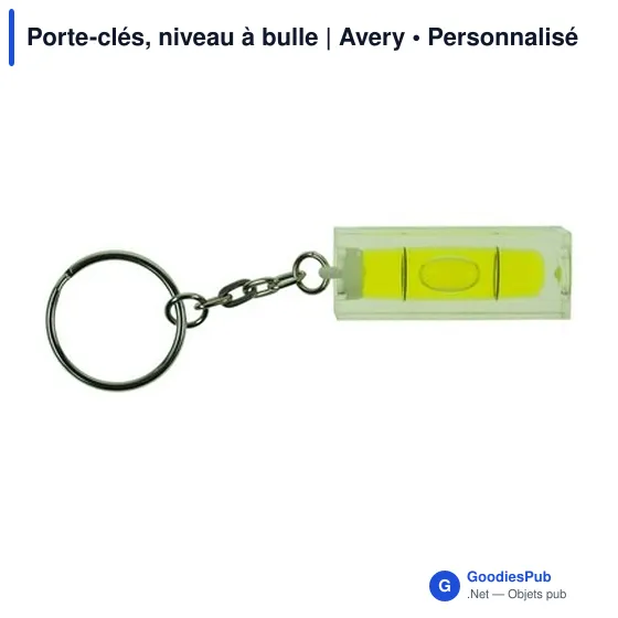Porte-clés, niveau à bulle | Avery - Image 4