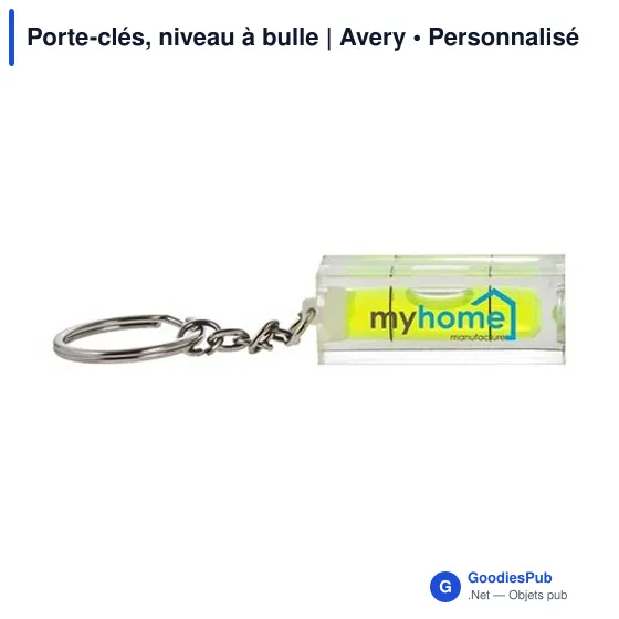 Porte-clés, niveau à bulle | Avery - Image 5