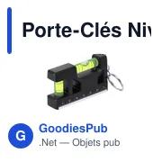Porte-Clés Niveau À Bulle Narsaan - Miniature 1