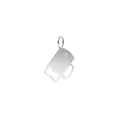 Variante argenté - Porte-clés ouvre-bouteille personnalisable en aluminium recyclé - Bermanavec logo