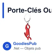 Porte-Clés Ouvre Bouteille Blicher - Miniature 1