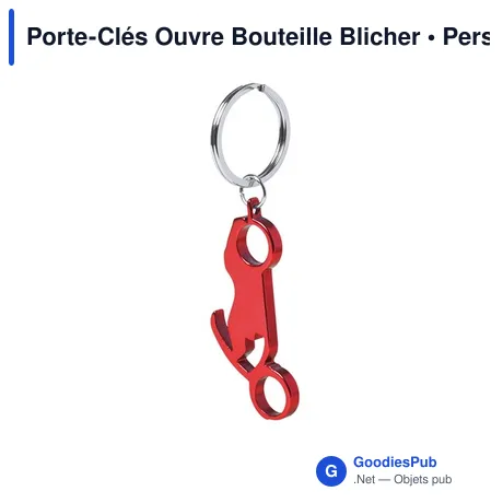 Porte-Clés Ouvre Bouteille Blicher