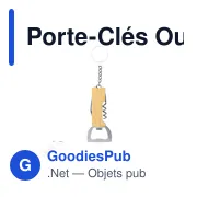 Porte-Clés Ouvre Bouteille Jilar - Miniature 1