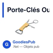 Porte-Clés Ouvre Bouteille Jilar - Miniature 3