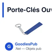 Porte-Clés Ouvre Bouteille Kudot - Miniature 6