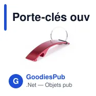 Porte-clés ouvre-bouteille personnalisable avec logo - Milter - Miniature 9