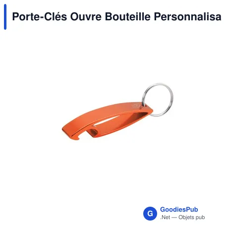 Porte-Clés Ouvre Bouteille Personnalisable avec Logo - Niken