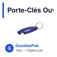 Porte-Clés Ouvre Bouteille Personnalisable avec Logo - Niken - Miniature 11