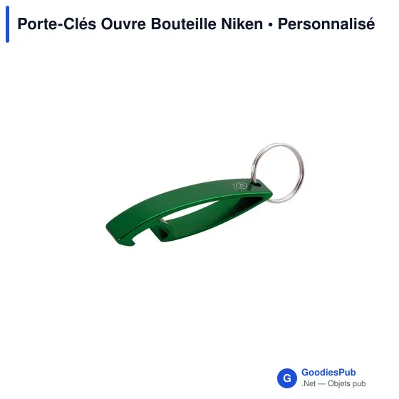 Porte-Clés Ouvre Bouteille Personnalisable avec Logo - Niken - Image 4