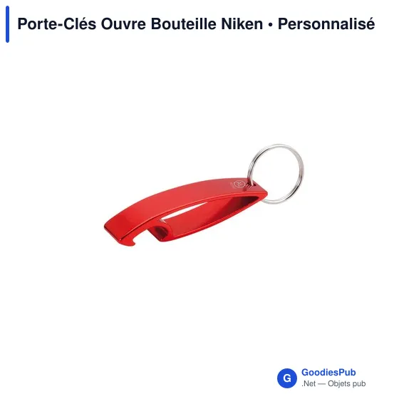 Porte-Clés Ouvre Bouteille Personnalisable avec Logo - Niken - Image 10