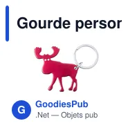 Gourde personnalisable avec logo pour entreprises - Goodies pratiques - Miniature 1