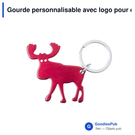 Gourde personnalisable avec logo pour entreprises - Goodies pratiques