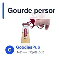 Gourde personnalisable avec logo pour entreprises - Goodies pratiques - Miniature 4